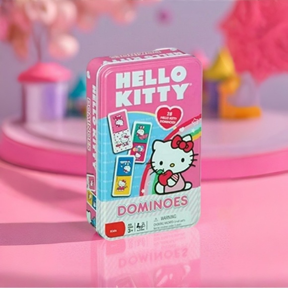 Other - HELLO KITTY  DOMINOES COME WITH 28 PLASTIC Ages 3+ NEW!!